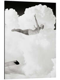 Magnettafel Turmspringerin, 1950er