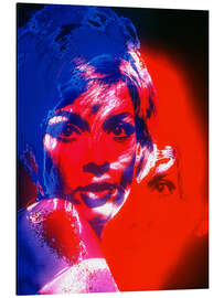 Magnettafel 70er Jahre Mädchen