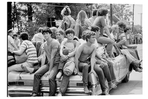 Cuadro de aluminio Woodstock Festival Youngsters, 1969