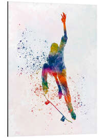 Magnettafel Skateboardfahrer XI