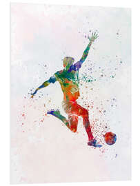 Foam board print Soccer player XXIII