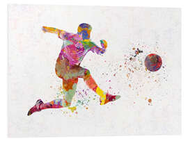 Foam board print Soccer player XXII