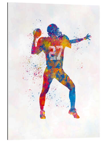 Galleritryck American football player XVII