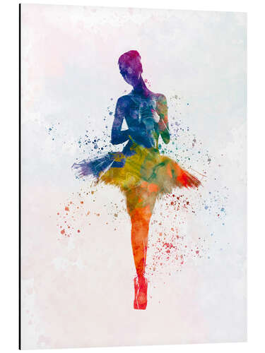 Aluminium print Ballet dancer VII