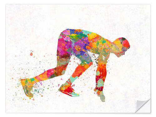 Wall sticker Athletic Runner V