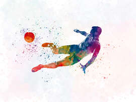 Magnettafel Fußballspieler XXI