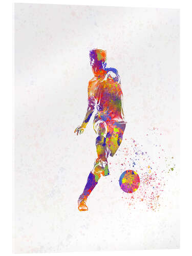 Acrylic print Soccer player XX