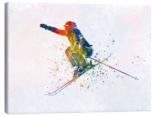 Canvas print Skier VI