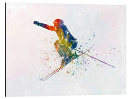 Magnettafel Skifahrer VI