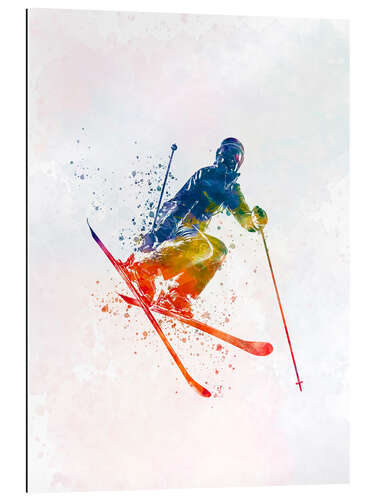 Tableau en plexi-alu Skier II