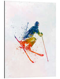 Magnettafel Skifahrer II