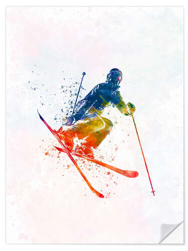 Wall sticker Skier II