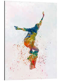 Magnettafel Skateboardfahrer IX