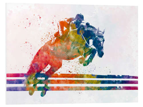 Foam board print Equestrian sports VII