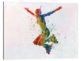 Magnettafel Inline-Skaterin XII