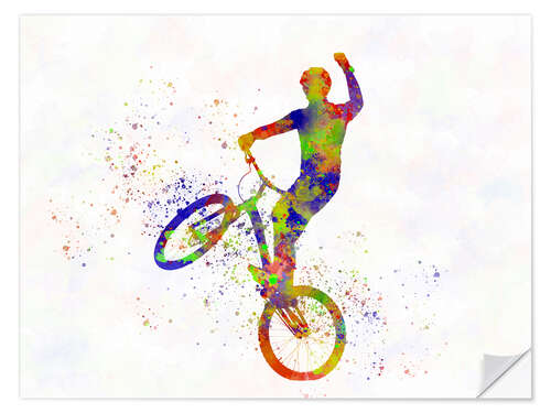 Sticker mural BMX sports XII