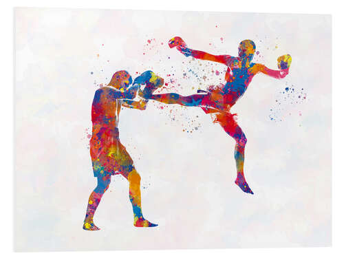 Foam board print Boxing fight V