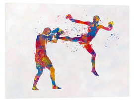 Foam board print Boxing fight V