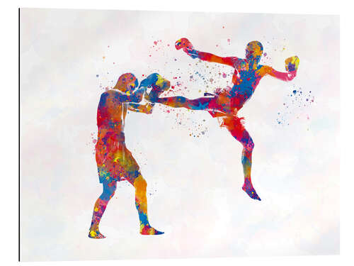 Tableau en plexi-alu Boxing fight V