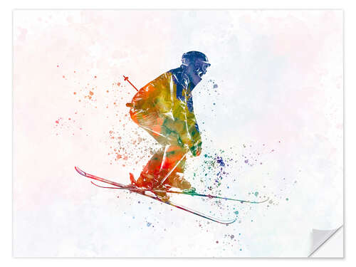 Wall sticker Skier III