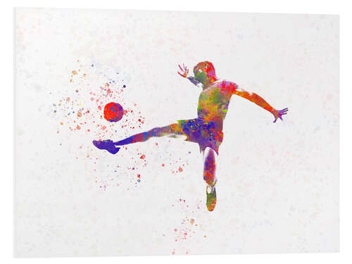 Foam board print Soccer player XVIII