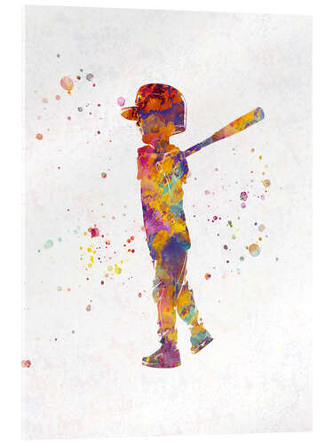 Cuadro de metacrilato Young baseball player I