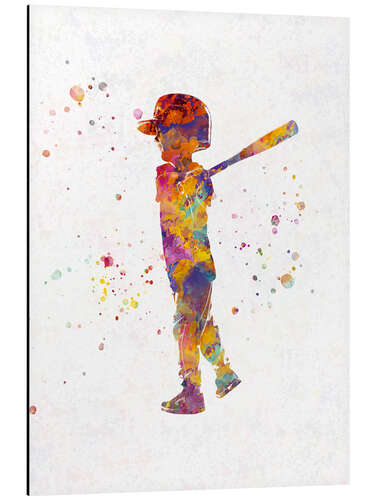 Stampa su alluminio Young baseball player I