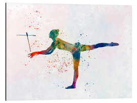 Tableau en aluminium Rhythmic gymnastics V