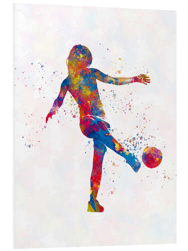 Foam board print Football player XVII