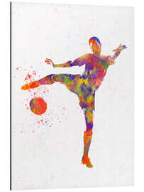 Aluminium print Soccer player XVI