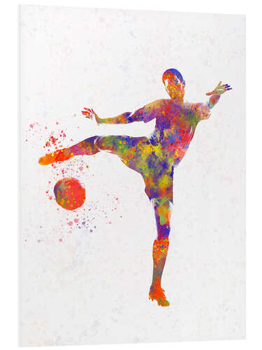 Foam board print Soccer player XVI