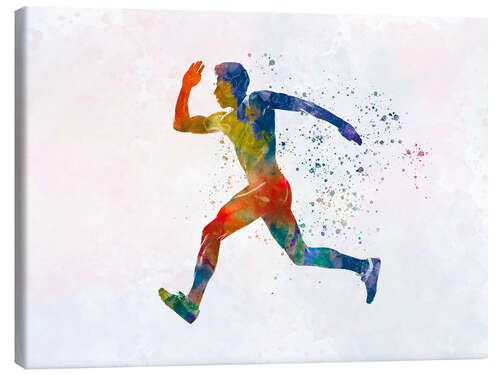 Canvas print Athletic runner II