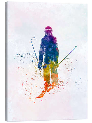 Canvas print Skier IV