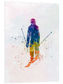 Foam board print Skier IV