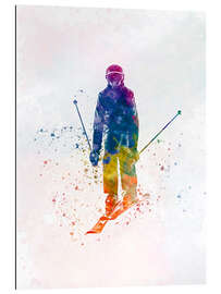 Tableau en plexi-alu Skier IV