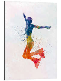 Magnettafel Inline-Skaterin XI