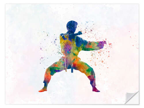 Wall sticker Karate martial arts I