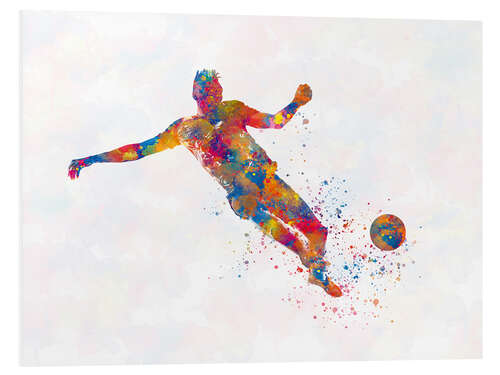 Foam board print Soccer player XIV