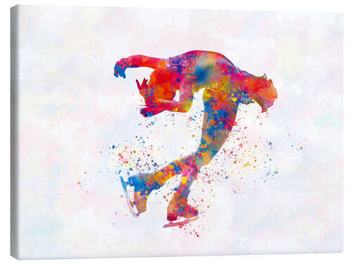 Canvas print Ice skater III