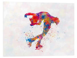 Foam board print Ice skater III