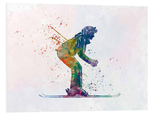 Foam board print Skier V