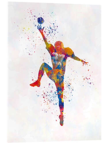 Tableau en verre acrylique American football player XIV