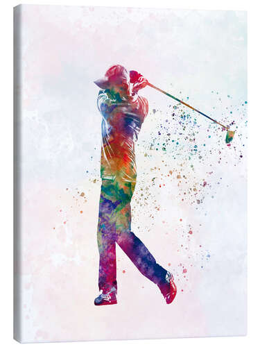 Canvas print Golf player V