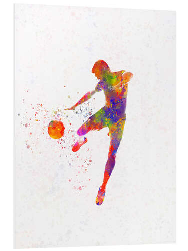 Foam board print Soccer player XIII