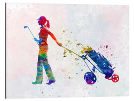 Magnettafel Golfspielerin III