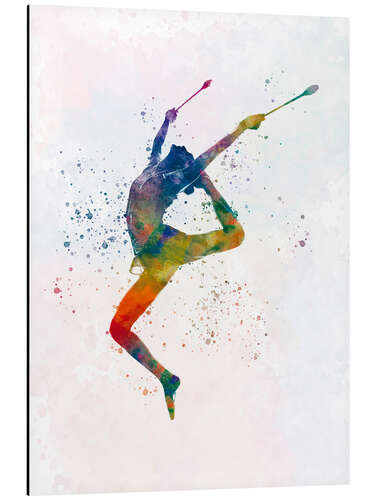 Aluminium print Rhythmic gymnastics IV