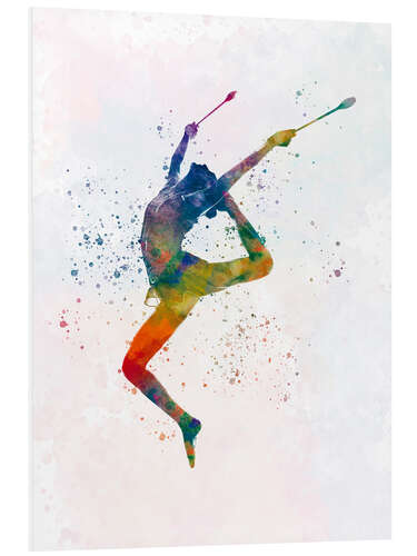 Foam board print Rhythmic gymnastics IV