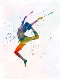 Magnettafel Rhythmische Gymnastik IV