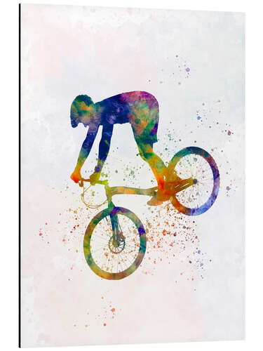 Aluminium print BMX sports X