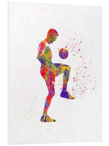 Foam board print Soccer player XII